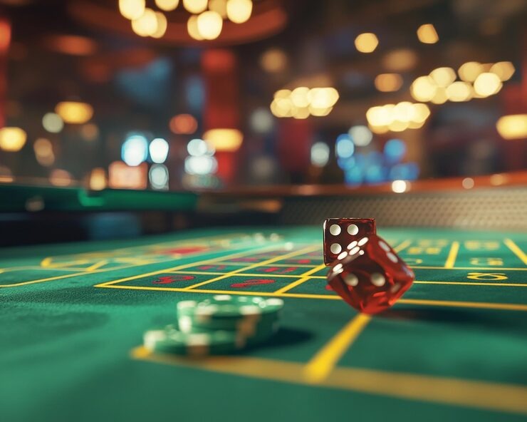 Dragon Tiger Live dealer and card table on dan77